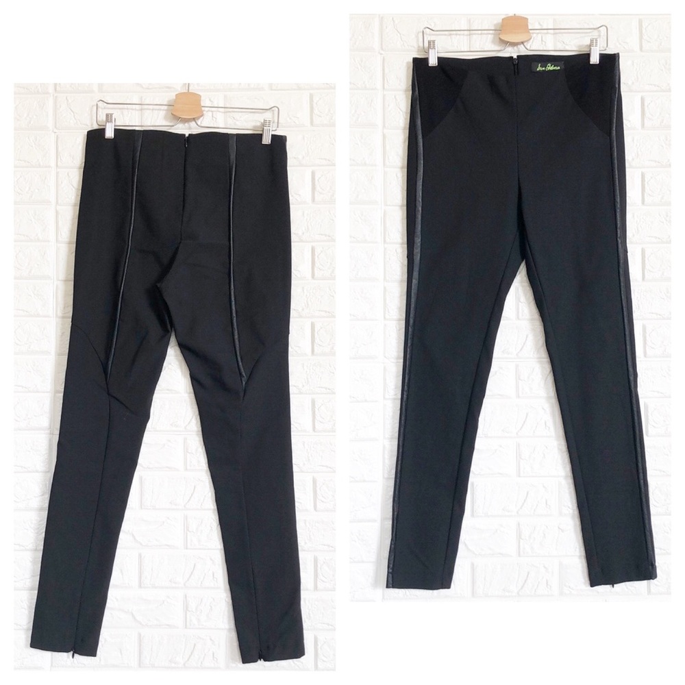 Sam Edelman faux leather trimmed stretchy pants